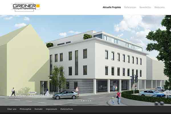 Webdesign - Greiner Immo GmbH