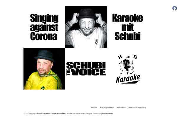 Webdesign - Schubi the Voice