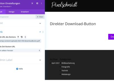 Download-Button erstellen - Schritt 4