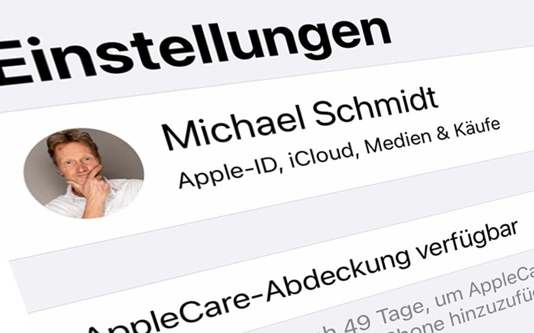 Das Apple-ID aktualisieren-Problem