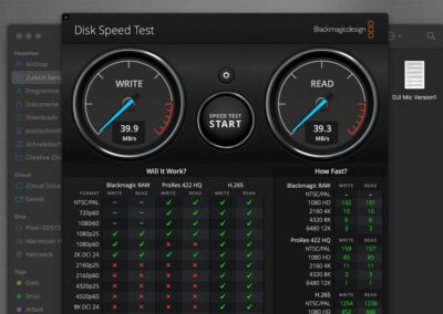 SanDisk Portable mi Standard-USB-C-Kabel am MacBook Pro