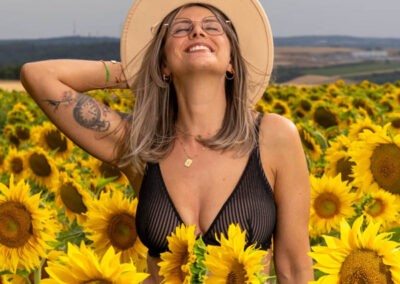 Vanessa und die Sonnenblumen